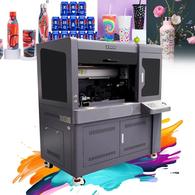 Cylinder UV Printer Single Station High Speed