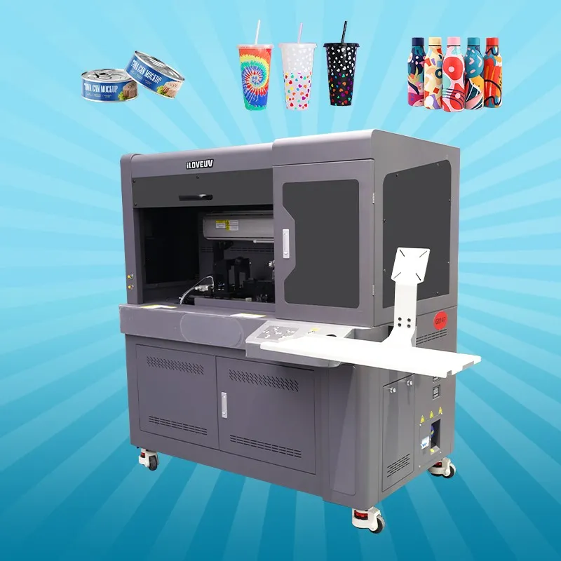 Cylinder UV Printer Single Station High Speed