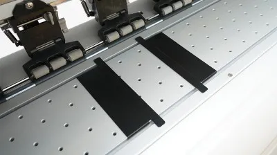 Precision paper pressing wheel