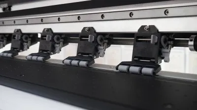 Precision paper pressing wheel