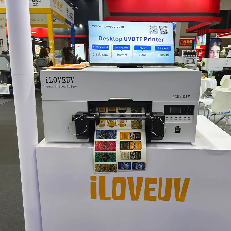 A3 UV Crystal Label Printer: Print Crystal Stickers & Packaging Labels with Ultra-Fine 2px Clarity