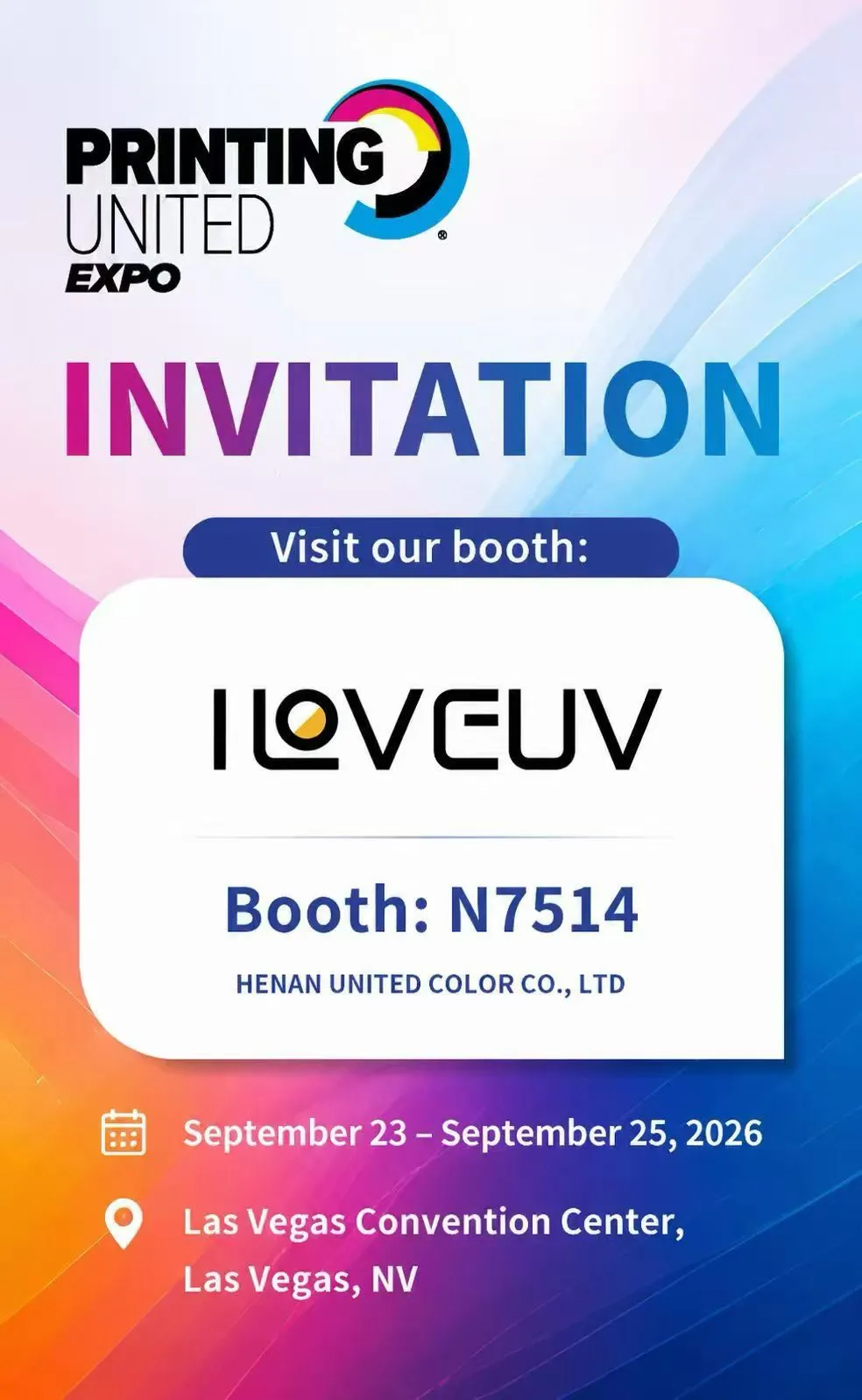 Printing United Expo 2026 – Visit Us at Booth N7514